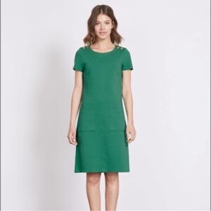 Boden Green Hermione Ottoman Ponte Dress